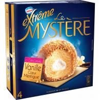 Glaces vanille cœur meringue Mystère Extrême