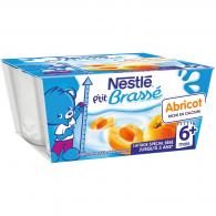 Desserts bébé 6+ mois, abricot Nestlé P’tit Brassé