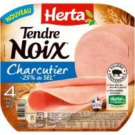 Jambon charcutier sel réduit Herta