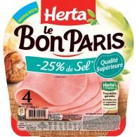 Jambon sel réduit Le Bon Paris Herta