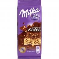 Chocolat lait éclats biscuits Milka