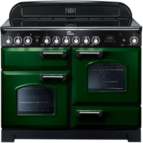 Piano de cuisson vitrocéramique Falcon CLASSIC DELUXE 110 VERT ANGLAIS CHROME