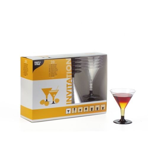 Verre Cocktail plastique 10 cl par 20