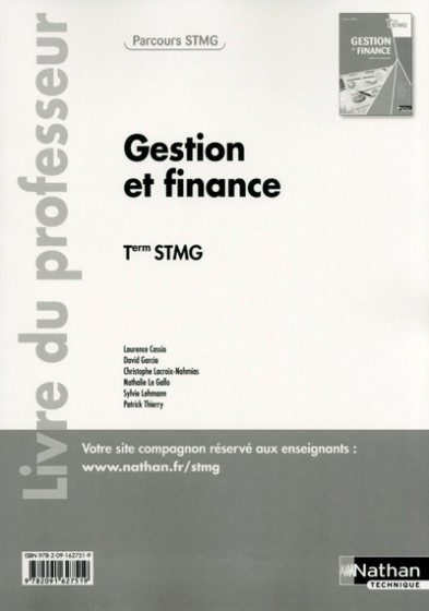 GESTION FINANCE TERM STMG