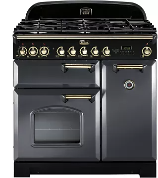 Piano de cuisson gaz Falcon CLASSIC DELUXE 90 ARDOISE CHROME
