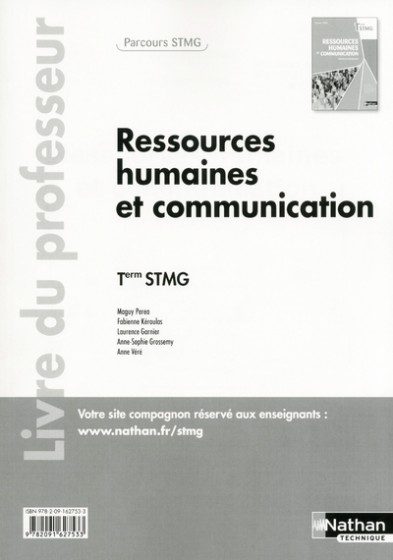 RESSOURCES HUMAINES ET COMMUNICATION – TERM STMG