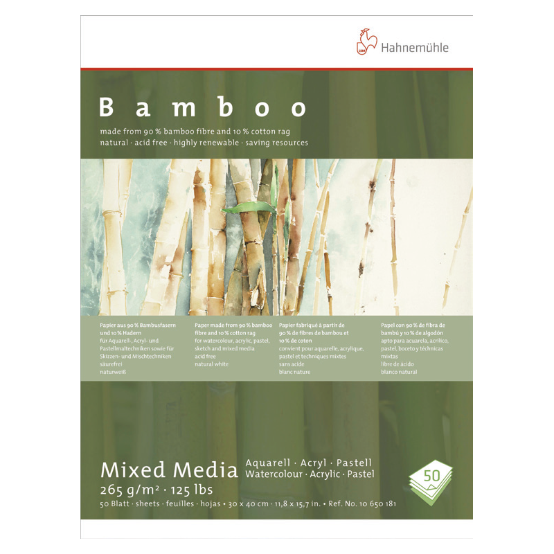 Papier aquarelle bamboo – Hahnemühle