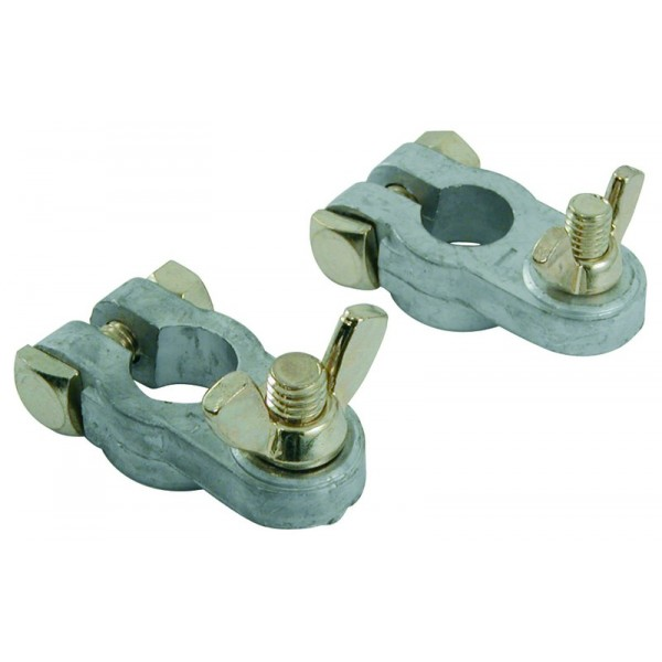 Jeu de deux cosses +/- papillon en plomb