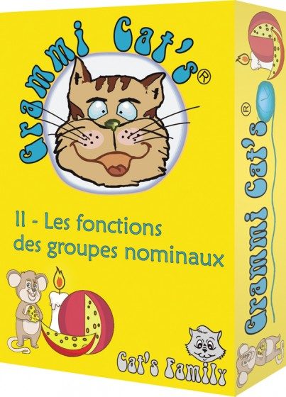 JEU DE CARTES GRAMMI CAT’S 2 – LES FONCTIONS DES GROUPES NOMINAUX