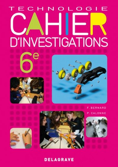 CAHIER D’INVESTIGATIONS – CAHIER ACTIVITÉS ÉLÈVE – 01706