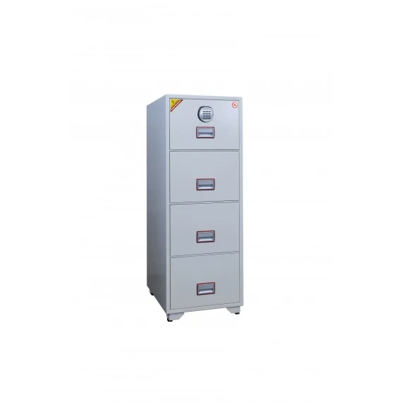 Armoire ignifugée à tiroirs – serrure électronique – DFCE – TECHNOFIRE