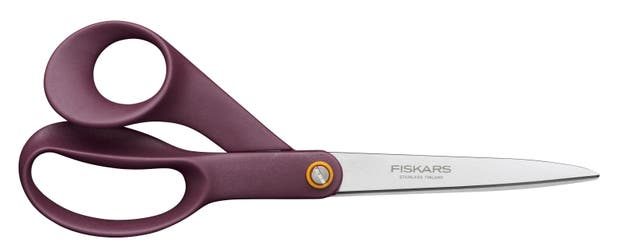 Ciseaux FISKARS inspiration violet droitiers, 21 cm