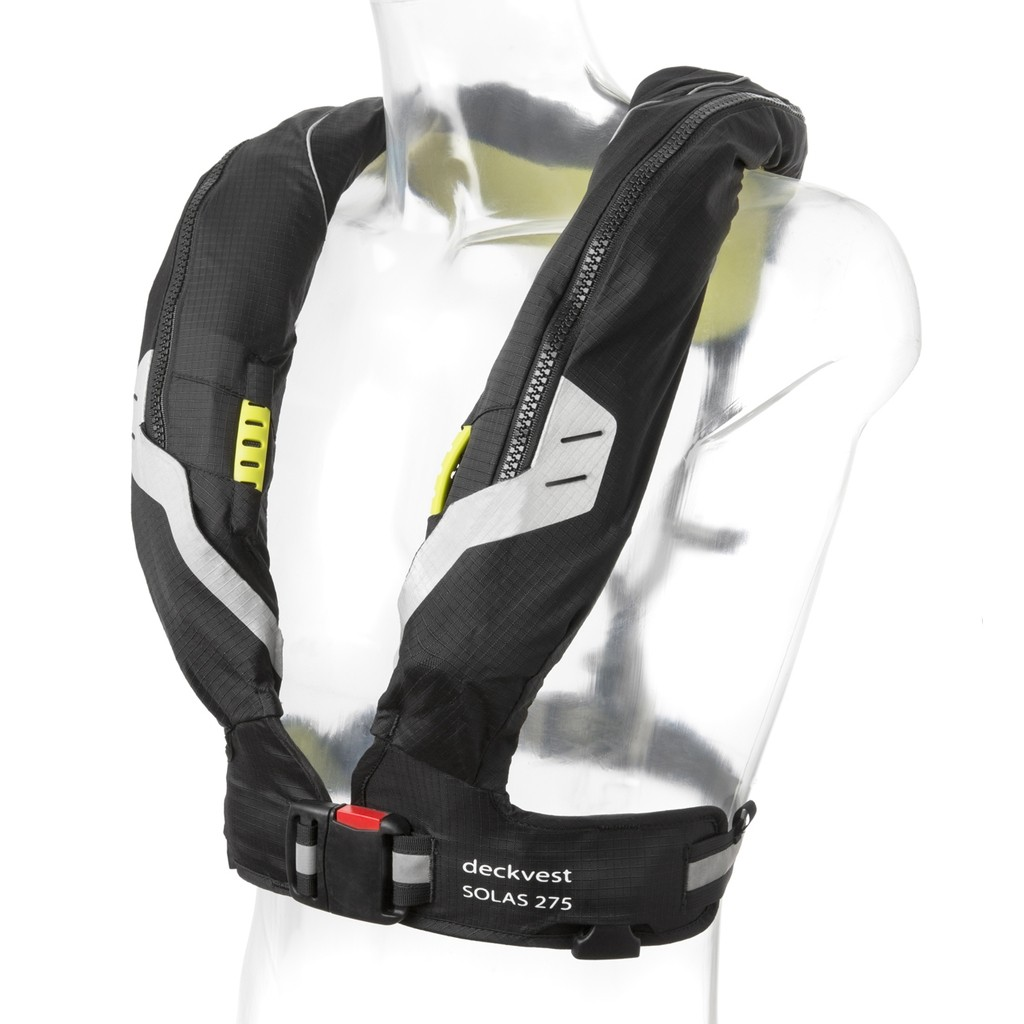 Gilet gonflable Spinlock Deckvest SOLAS 275 N Automatique Noir