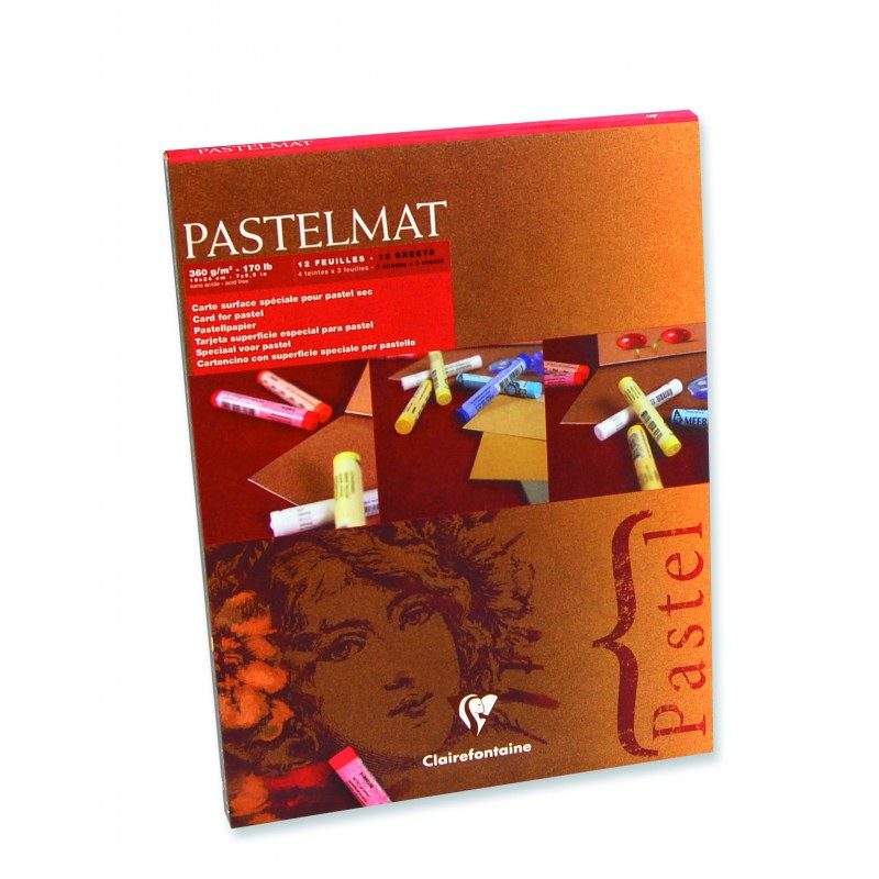 Bloc Pastelmat n° 1-12 feuilles 360g – Clairefontaine