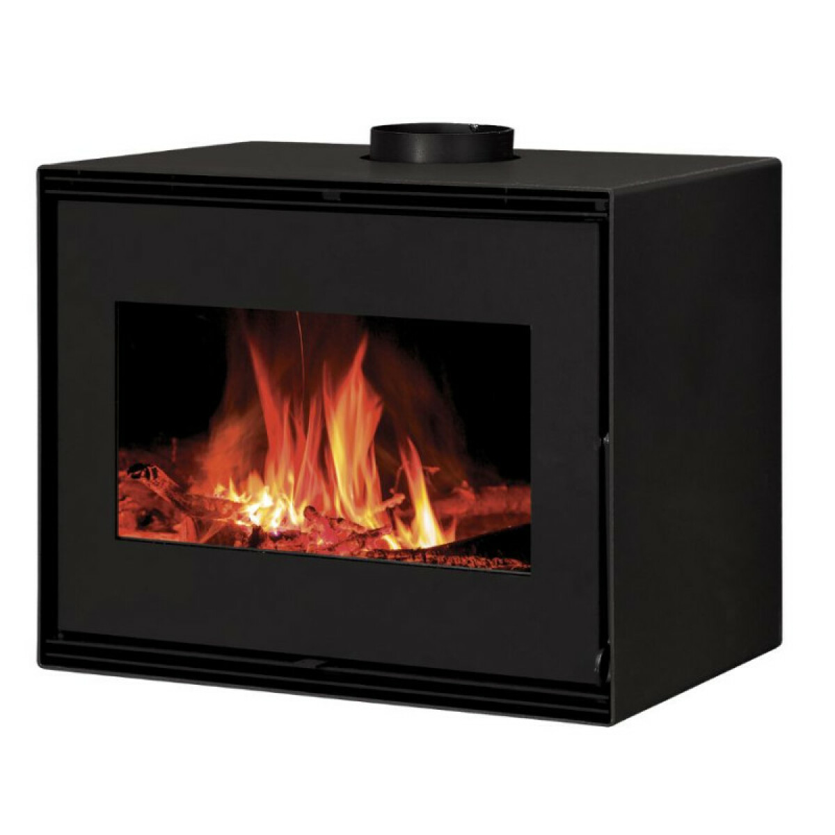 INSERT À BOIS GABRIELA10KW | BÛCHES 50CM – Noir