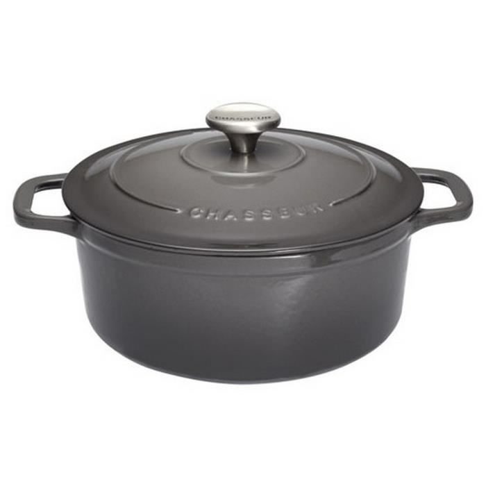 Cocotte CHASSEUR ronde noir Sublime