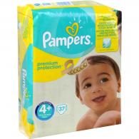 Couches taille 4+ : 9-18 kg Pampers