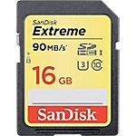 Carte mémoire Micro SD SanDisk Extreme UHS-I U3 Class 10 16 Go Noir