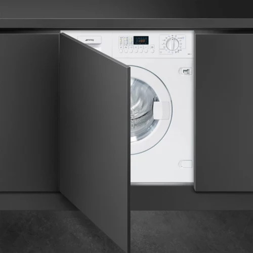 Lave linge séchant hublot encastrable Smeg LSIA147