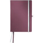 Cahier quadrillé millimétré Leitz A5 Style 160 Pages Papier Rouge