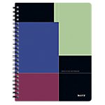 Cahier double spirale Leitz A4 Get organized Executive 80 Pages 90 g/m² Assortiment