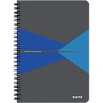 Cahier à spirale Leitz A5 Office 90 Pages 90 g/m² Bleu, gris