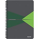 Cahier à spirale Leitz A5 Office 80 Pages Vert, gris