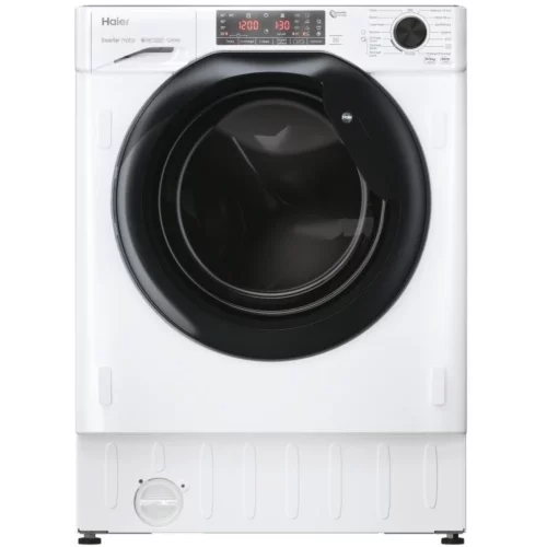 Lave linge séchant hublot encastrable Haier HWD90B416FWB-FR