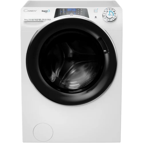 Lave linge séchant hublot Candy RPW5856BWMBC/-S