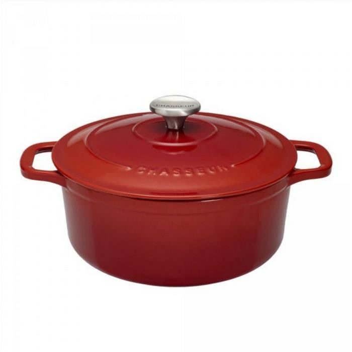 Cocotte CHASSEUR ronde rubis Sublime