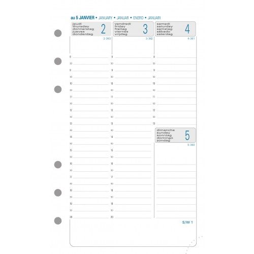Bloc de Bureau – LECAS – Date droite