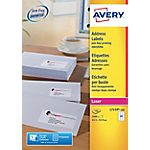 100 Feuilles d’étiquettes adresses Laser L7159 – Avery – 24/pages A4 – 63,5 x 33,9 mm