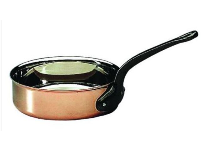 Sauteuse cuivre inox Bourgeat sans couvercle