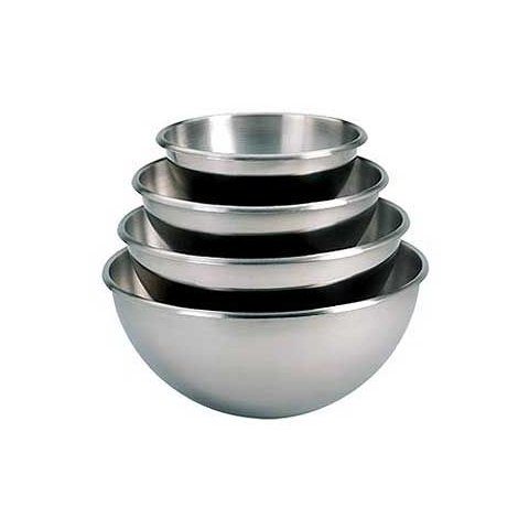 Bassine cul de poule inox