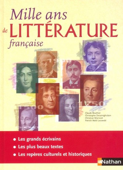 MILLE ANS LITTERAT FRANCAISE