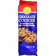 Biscuits cookies pépites chocolat noir