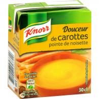 Soupe carotte noisette Knorr