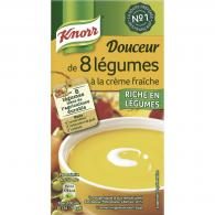 Soupe 8 légumes crème fraîche Knorr