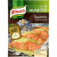 Préparation culinaire saumon sauce à l’aneth Knorr