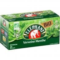 Infusion bio verveine menthe Eléphant