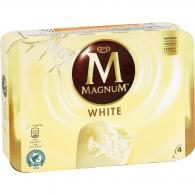 Glaces chocolat blanc Magnum