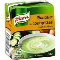 Soupe courgettes chèvre Knorr