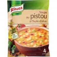 Soupe déshydratée pistou/huile d’olive Knorr