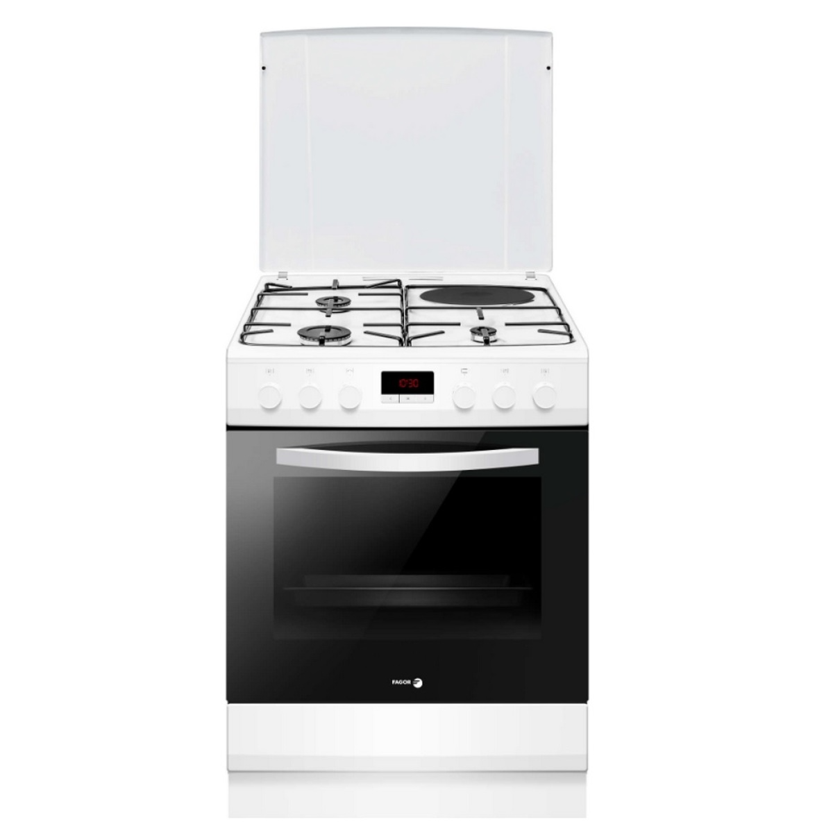 Cuisinière mixte 65l 4 feux blanc – FACM2135B – FAGOR