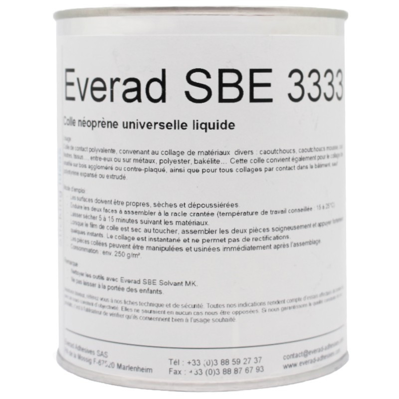 Colle néoprène chimiprène BE 3333 – 750 ml. Collano / Everad