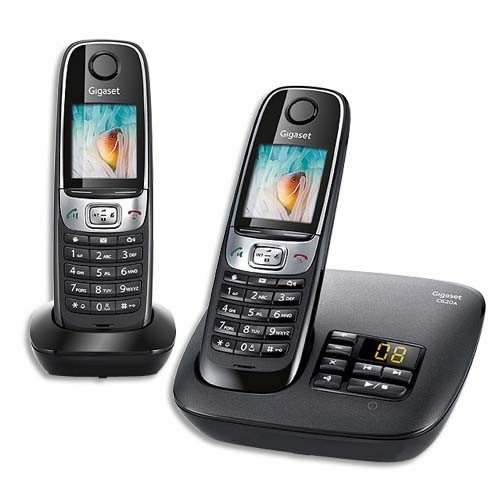 GIGASET TÉLÉPHONE SANS FIL C620A NOIR DUO C620ADUONOIR