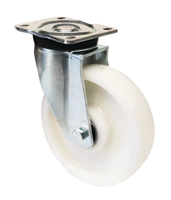 Roulette blanche Fortroll – Pivotante – 150 – 700
