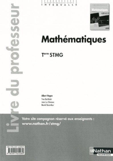 MATHS TERM STMG (INT) PROF