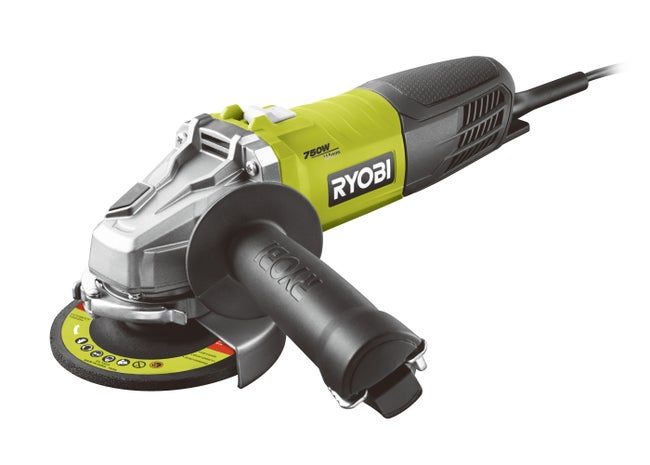 Meuleuse d’angle filaire RYOBI, Rag750-115g, 750 W