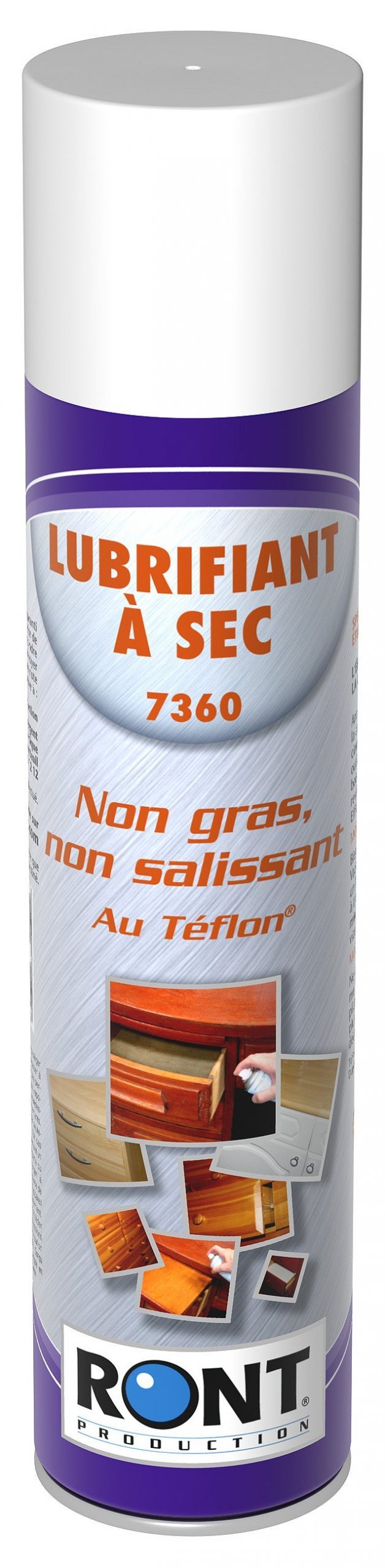 Lubrifiant à sec en aérosol, 300 ml RONT PRODUCTION